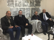 اللد: وفد من يافا برئاسة القاضي محمد زبدة يقدم واجب العزاء بوفاة الحاج ابو جمعة الزبارقة